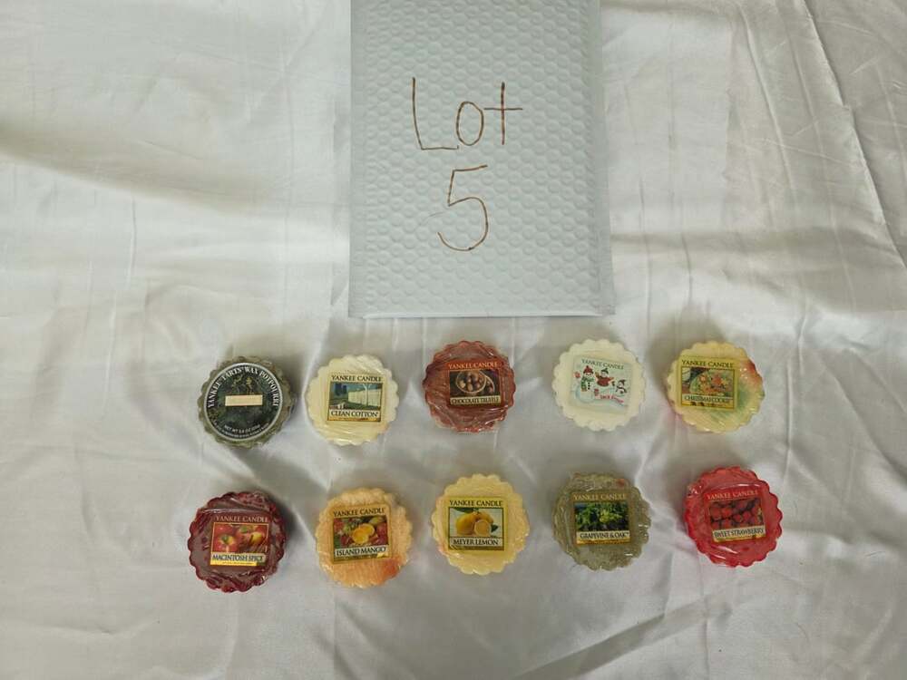 Yankee Candle Tarts Mixed Wax Potpourri Assorted Lot of 10 Fragrances #5